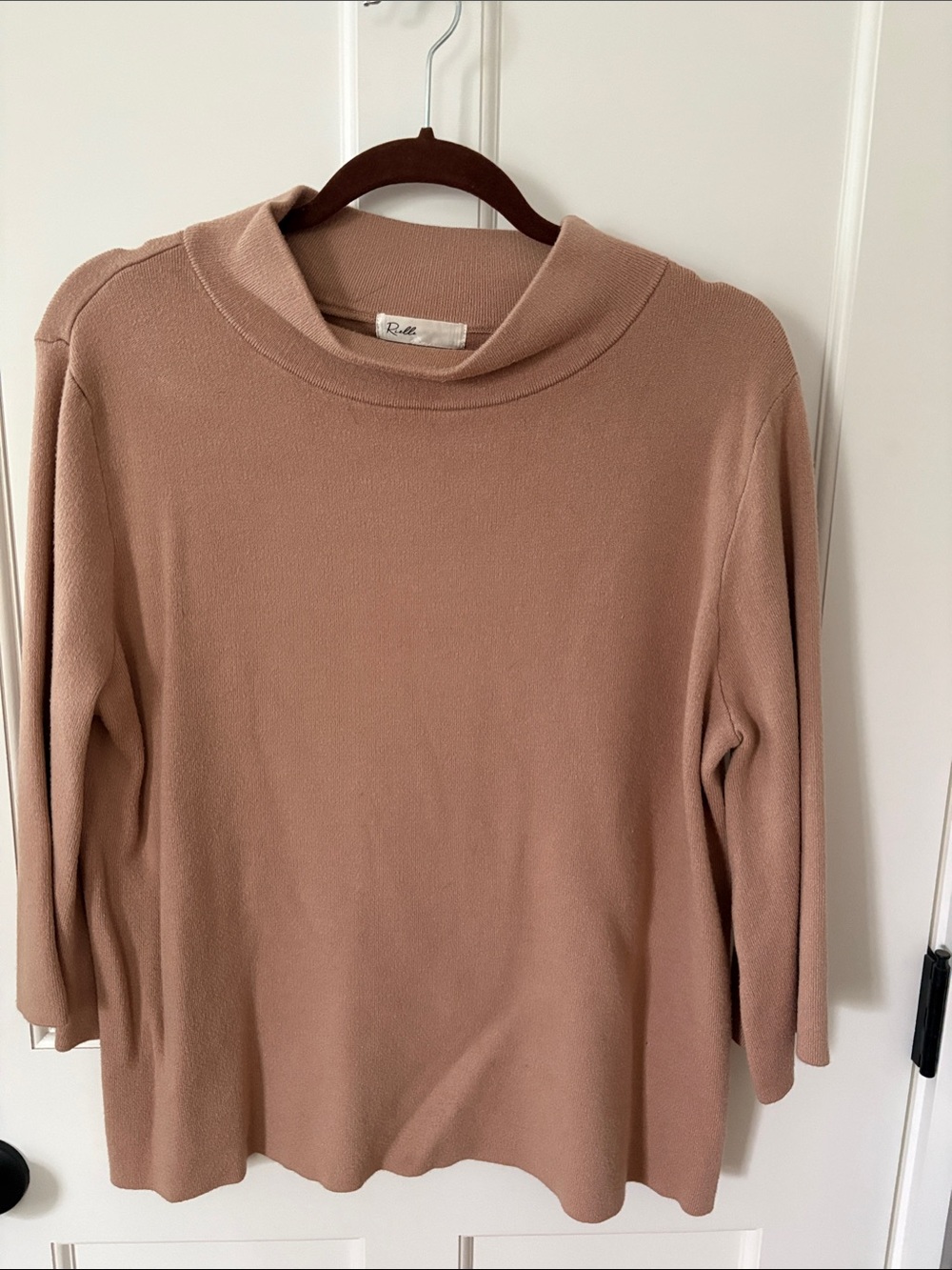 ROLLA'S Dusty Rose Mock Neck Sweater - Women's